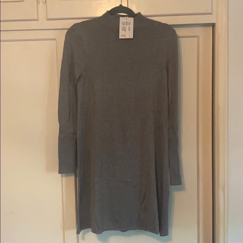 ASOS Soft Grey Sweater Dress